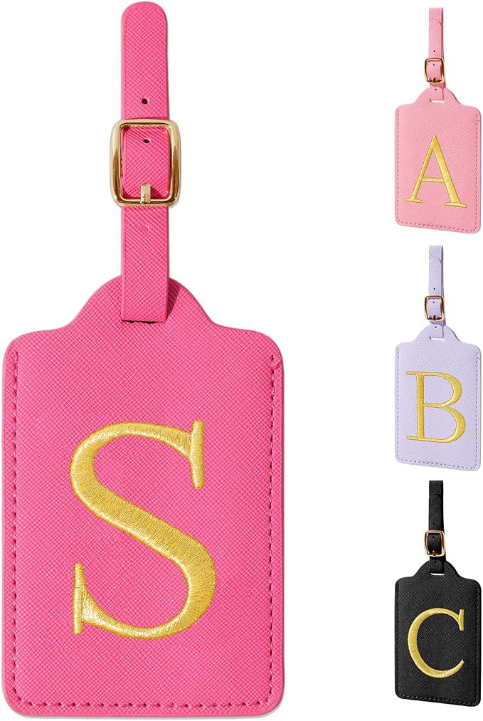 Personalized Initial Luggage Tags by izuzta