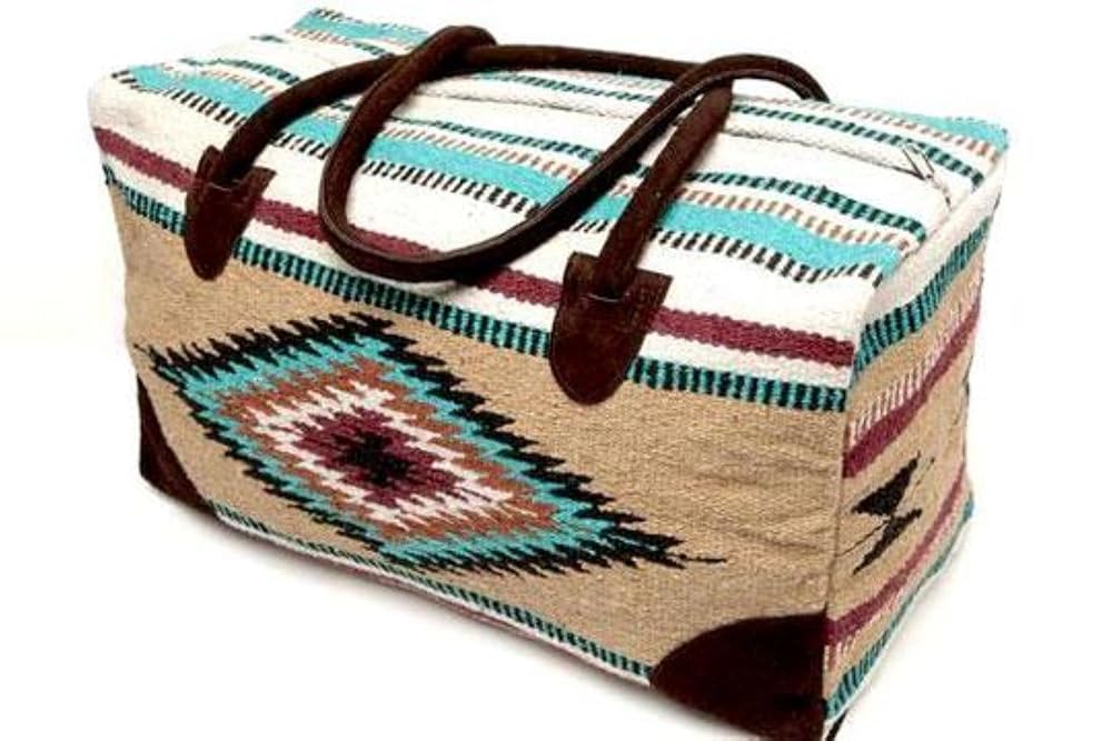 Southwestern Large Weekender Travel Bag Western Duffle Bag Boho Travel Bag - Image 2