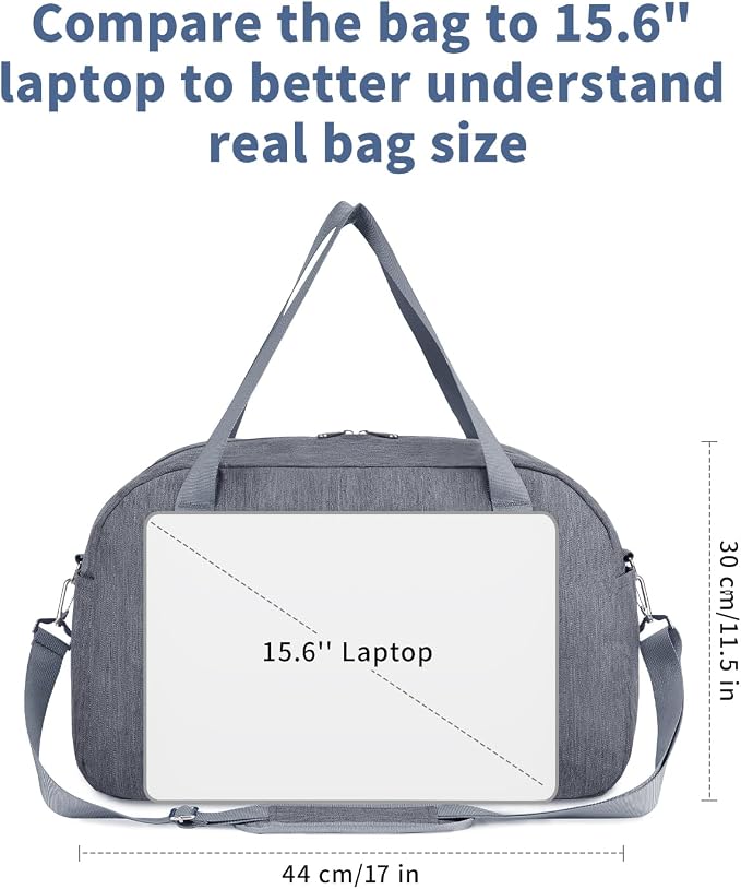 Narwey For Spirit Airlines Personal Item Bag 18x14x8, Small Duffle Bag for - Image 8