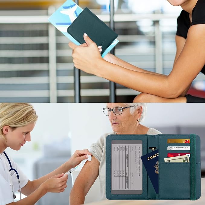 ZOPPEN Passport Holder Wallet, Passport Cover Travel Wallet Women Travel - Image 3