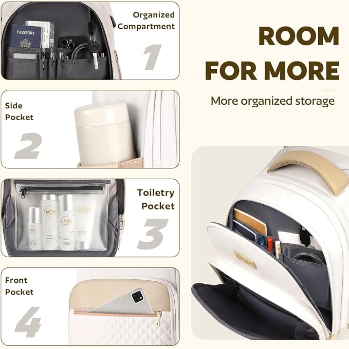 Small Rolling Backpack, Underseat Carry On Luggage - Image 4