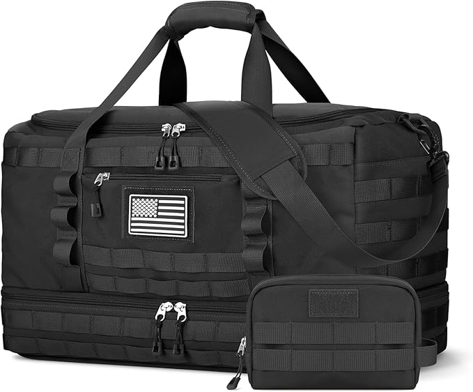 ETRONIK Travel Bag for Men Women, Gym Bag & Tactical Duffle Bags for Travel by ETRONIK
