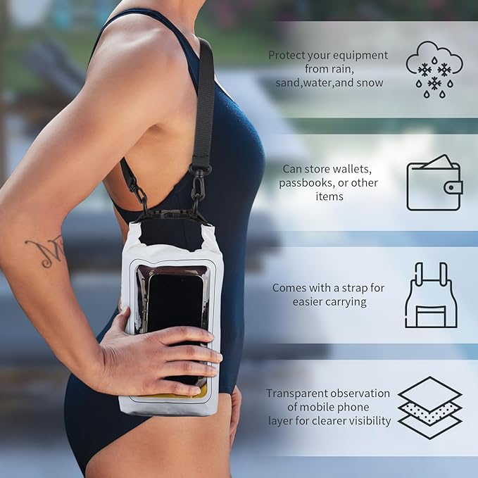 IP68 Waterproof Dry Bag, 2L - Image 3