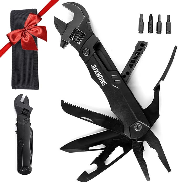 19-in-1 Multitool Wrench – Stainless Steel Adjustable Wrench by JUXWONE