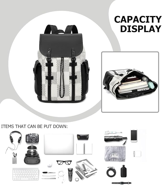 KingTo Laptop Backpack for Men Luxury Anti-Theft Travel Backpack Casual - Image 4