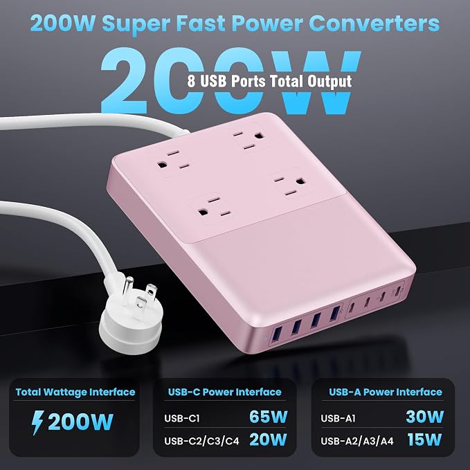 12-in-1 Charging Station USB C Power Strip - Image 6