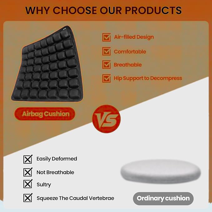 Sondur Inflatable Travel Cushion – Adjustable Bubble Technology - Image 5
