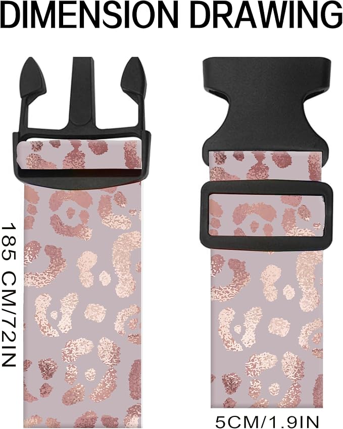 Luggage Straps for Suitcases, Adjustable Travel Belt, Durable Wide Luggage Strap - Image 6