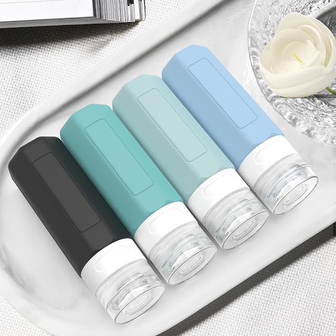 Redfly Travel Bottles for Toiletries, Tsa Approved 3oz Travel Size Containers - Image 6