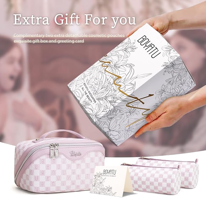 BOYATU Travel Makeup Bag Cosmetic Bags - Image 5