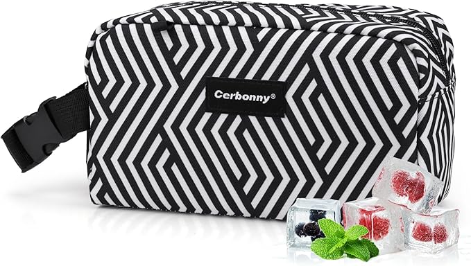 Freezable Lunch Bag, Freezable Snack Bag, Mini Cooler Bag by Cerbonny