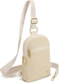 Haytijoe Summer Straw Purse Small Sling Bag RFID Blocking Crossbody Bags by Haytijoe