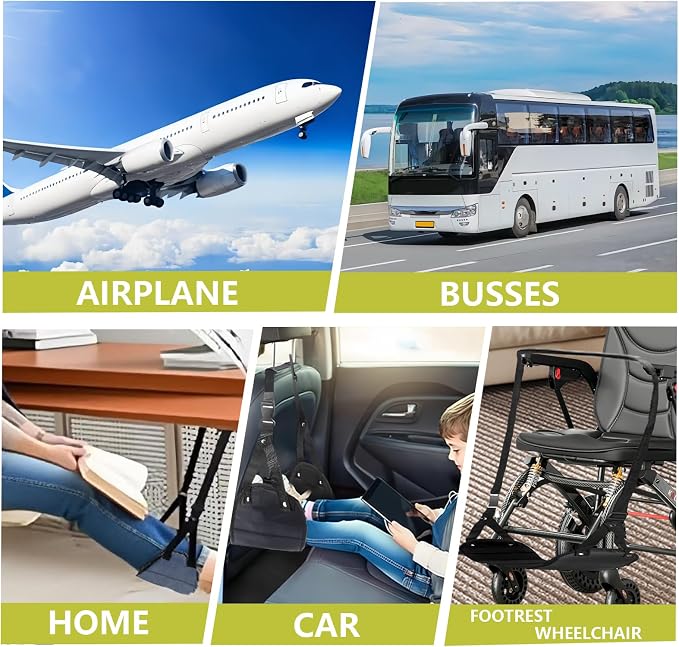 2-Piece Upgraded Aircraft Foot Hammock - Image 6