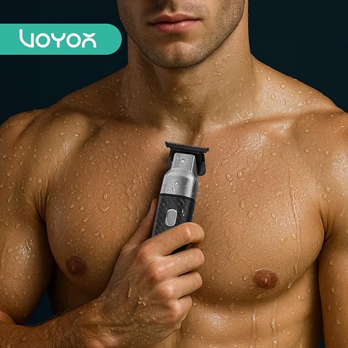 VOYOR Body Hair Trimmer for Men, Electric Razor, Versatile Groin & Body Trimmer - Image 7