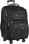 MATEIN Rolling Backpack with 4 Wheels, 17 inch Roller Travel Laptop Backpack by MATEIN