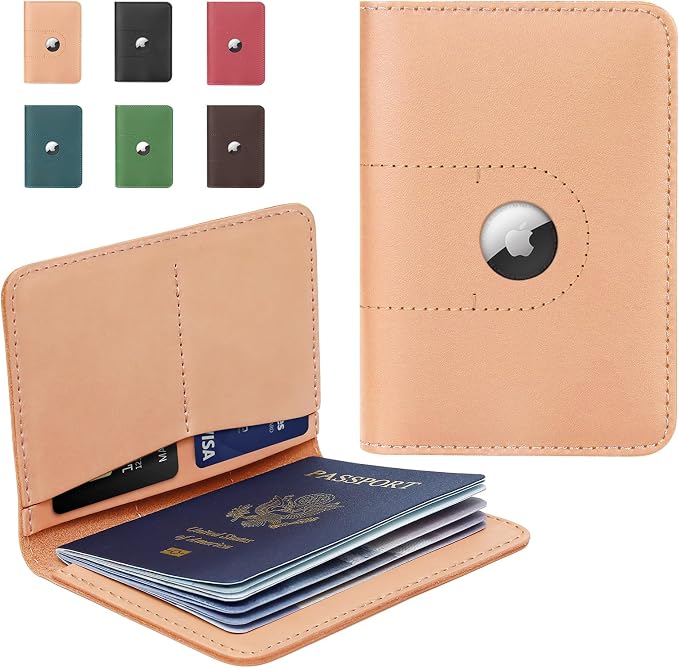 ALLIVE Passport Holder for Travel, Genuine Leather Passport Holder by ALLIVE