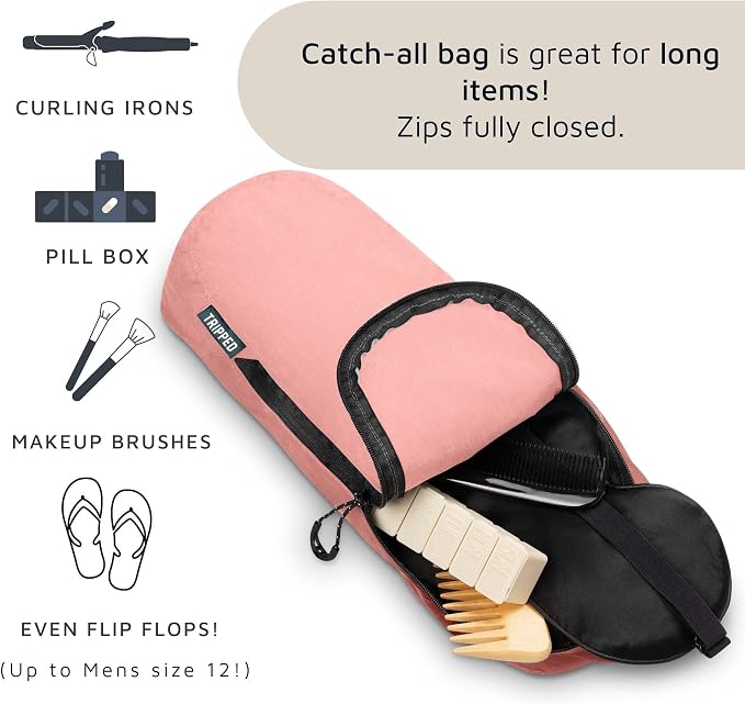 Toiletry Bag Kit Set: Hanging Travel Toiletry Bag + 311 TSA Cosmetic Liquid Bag - Image 9