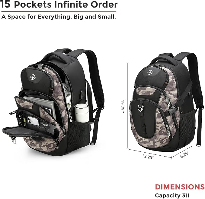 Swissdigital Design Laptop Backpack - Image 5