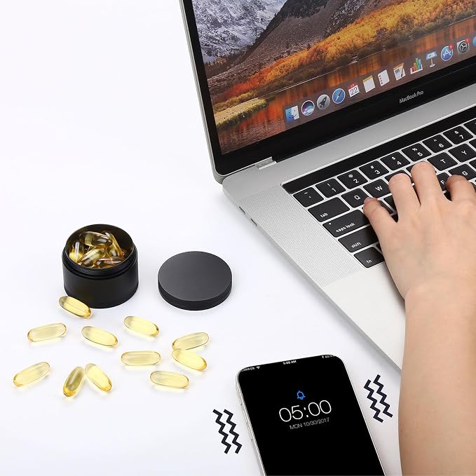 Portable Metal Pill Case, Single Waterproof Daily Pill Box - Image 6