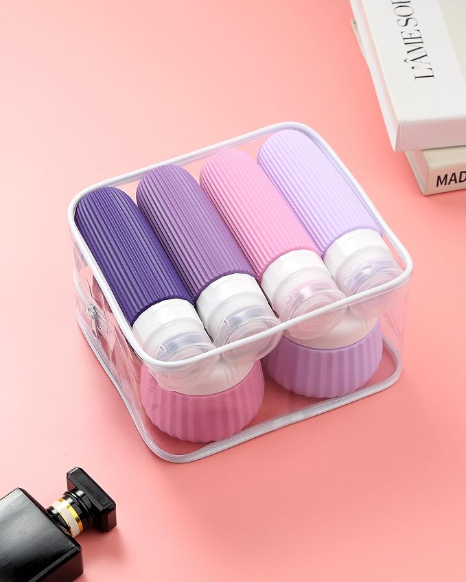 Travel Bottles for Toiletries 8 Pack, Tsa Approved Travel Size Toiletries 3 oz - Image 5