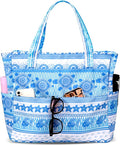 LEDAOU Beach Bag Waterproof Sandproof Women Tote Bag Pool Bag by LEDAOU