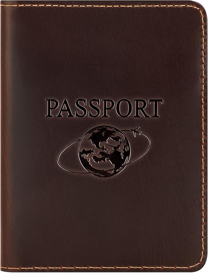 BIAOTIE Premium Leather Passport Holder Covers, Rfid Travel Wallet Passport by BIAOTIE