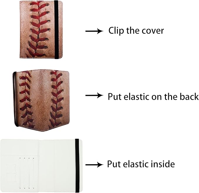 Passport Holder for Women and Men PU Leather Passport Cover for Travel - Image 3