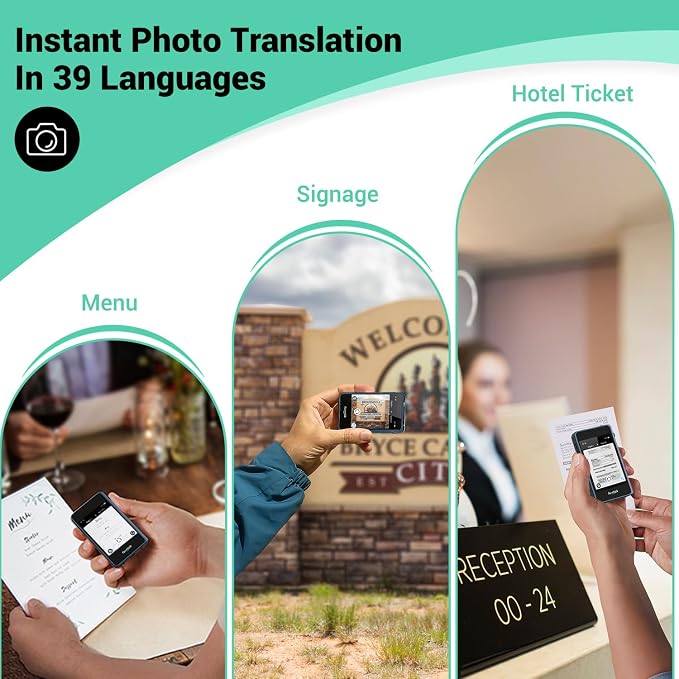 Timekettle, Fluentalk T1 Mini Translator Device No WiFi Needed, Built in 1-Year - Image 5