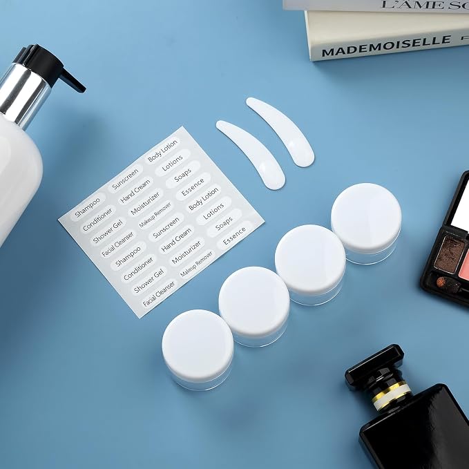 16 Pack Travel Bottles for Toiletries, Large 6oz Silicone Travel Containers jar - Image 8