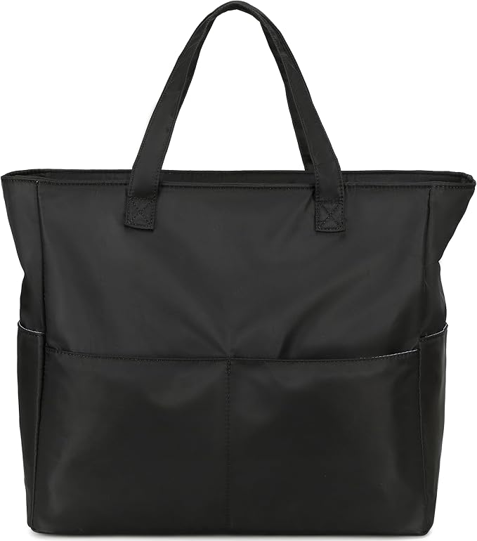 LEDAOU Large Beach Tote Bag Women Waterproof Sandproof Zipper Beach Tote Bag by LEDAOU