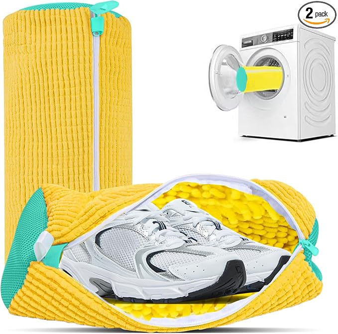 Shoe Bag for Washing Machine 2PCS, Reusable Laundry Shoe Bag for Washer & by UBEIYI