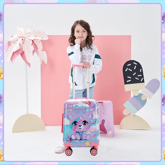 Kids Suitcase Set for Girls Hardside Luggage - Image 5