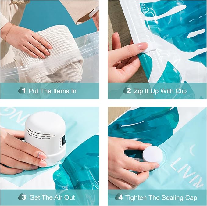 20 Pack Vacuum Storage Bags for Clothing Travel - Image 5