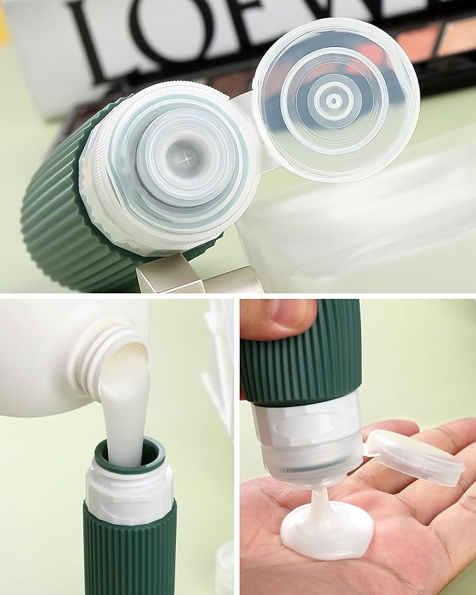 Travel Bottles for Toiletries 8 Pack, Tsa Approved Travel Size Toiletries 3 oz - Image 2
