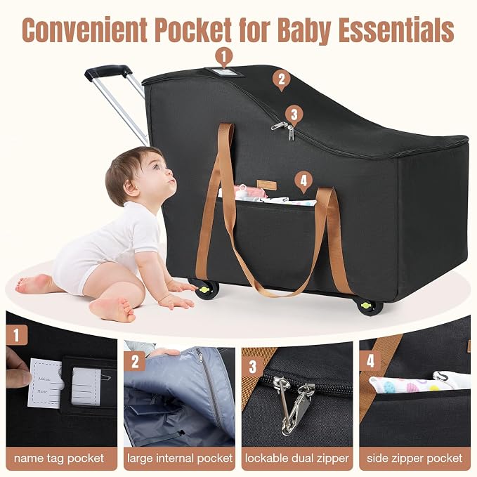 Infant Car Seat Travel Bag - Image 6