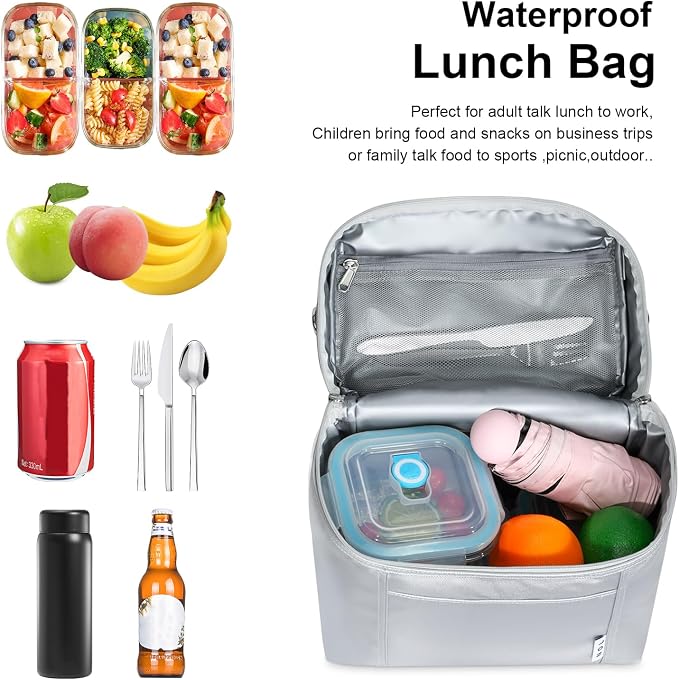 NOL Natural Organic Lifestyle Insulated Lunch Bags - Image 8