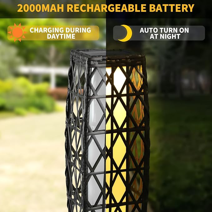 Solar Floor Lamp, Outdoor Floor Lamp, Solar Lanterns Outdoor Waterproof - Image 8