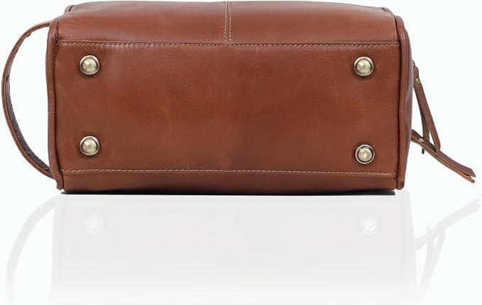 VC VINTAGE COUTURE Leather Toiletry Bag - Image 6