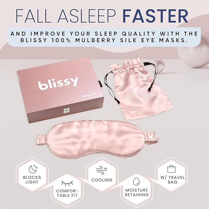 Blissy Silk Sleep Mask - Image 3