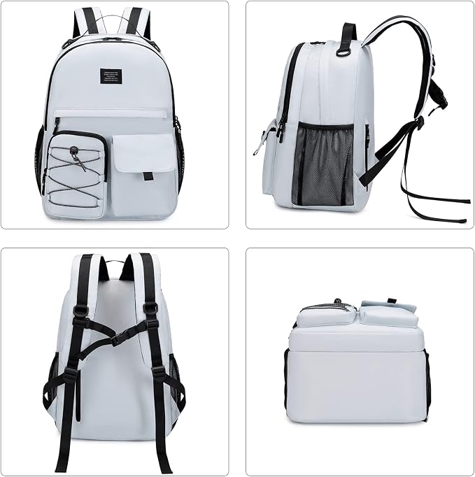 Lohol Water Resistant Backpack for Travel School Work, Casual Daypack - Image 4