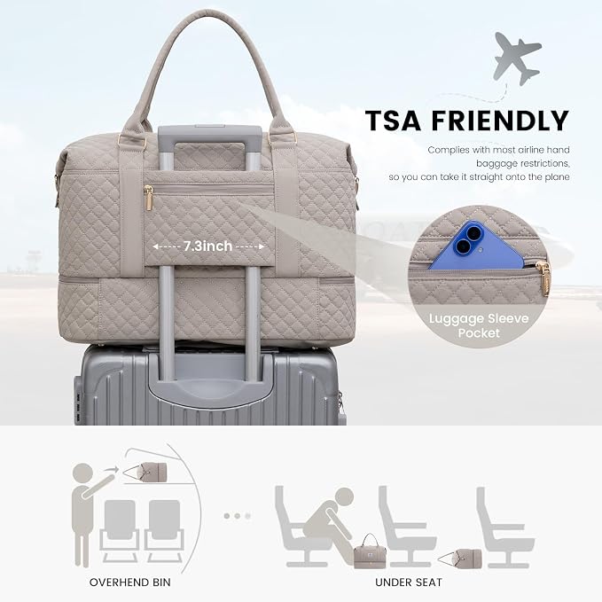 LOVEVOOK Travel Duffle Bag, Weekender Bags - Image 4