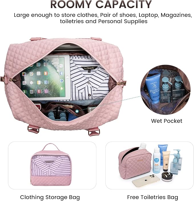 LOVEVOOK Travel Duffle Bag, Weekender Bags - Image 3
