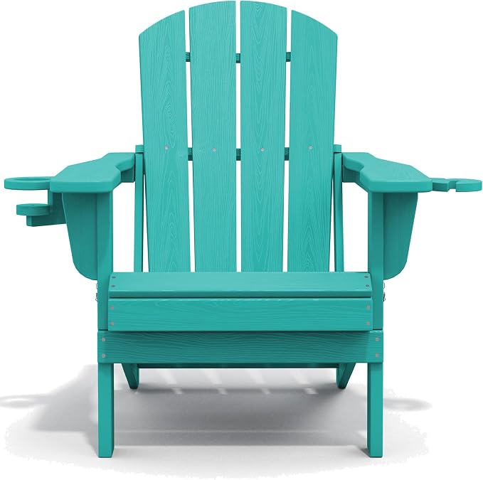SERWALL Adirondack Chair with Cup Holders - Image 11
