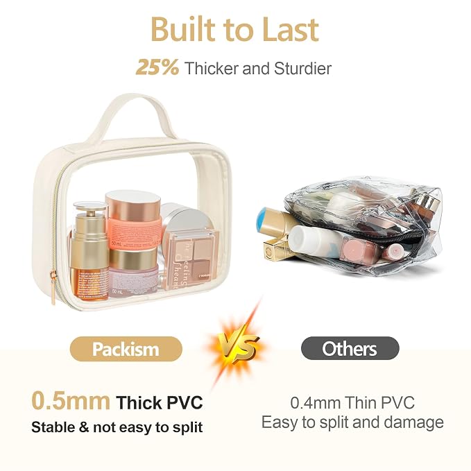 PACKISM Clear Makeup Bag - Image 5