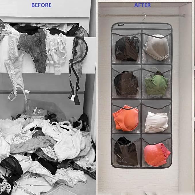 Dual-Sided Hanging Closet Organizer - Image 4