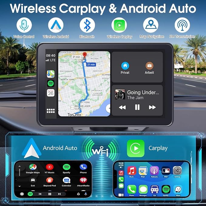 2025 Enhanced Carplay Screen for Car - Image 4