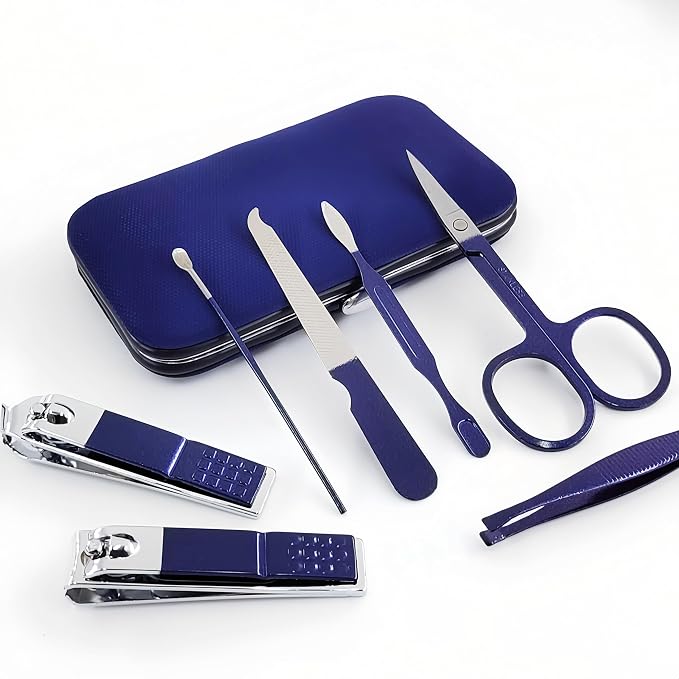 7pcs Manicure Set, Nail Clippers Kit, Stainless Steel Manicure Kit, Nail - Image 2