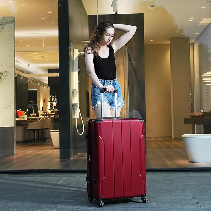 Merax 28 Inch Checked-Large Luggage - Image 7