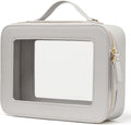 Popvibe Clear Makeup Bag Travel Cosmetic Case Transparent Toiletry Bag by POPVIBE