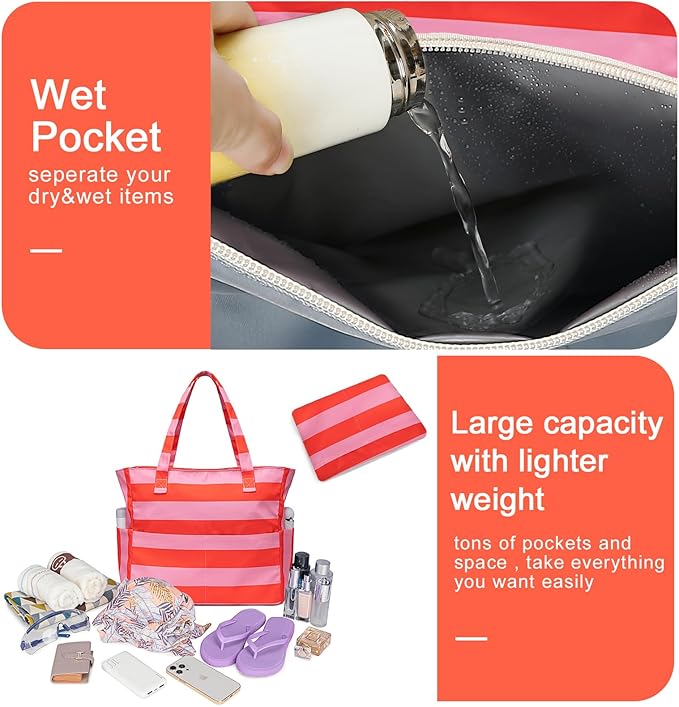 Waterproof Beach Tote Pool Bags - Image 3